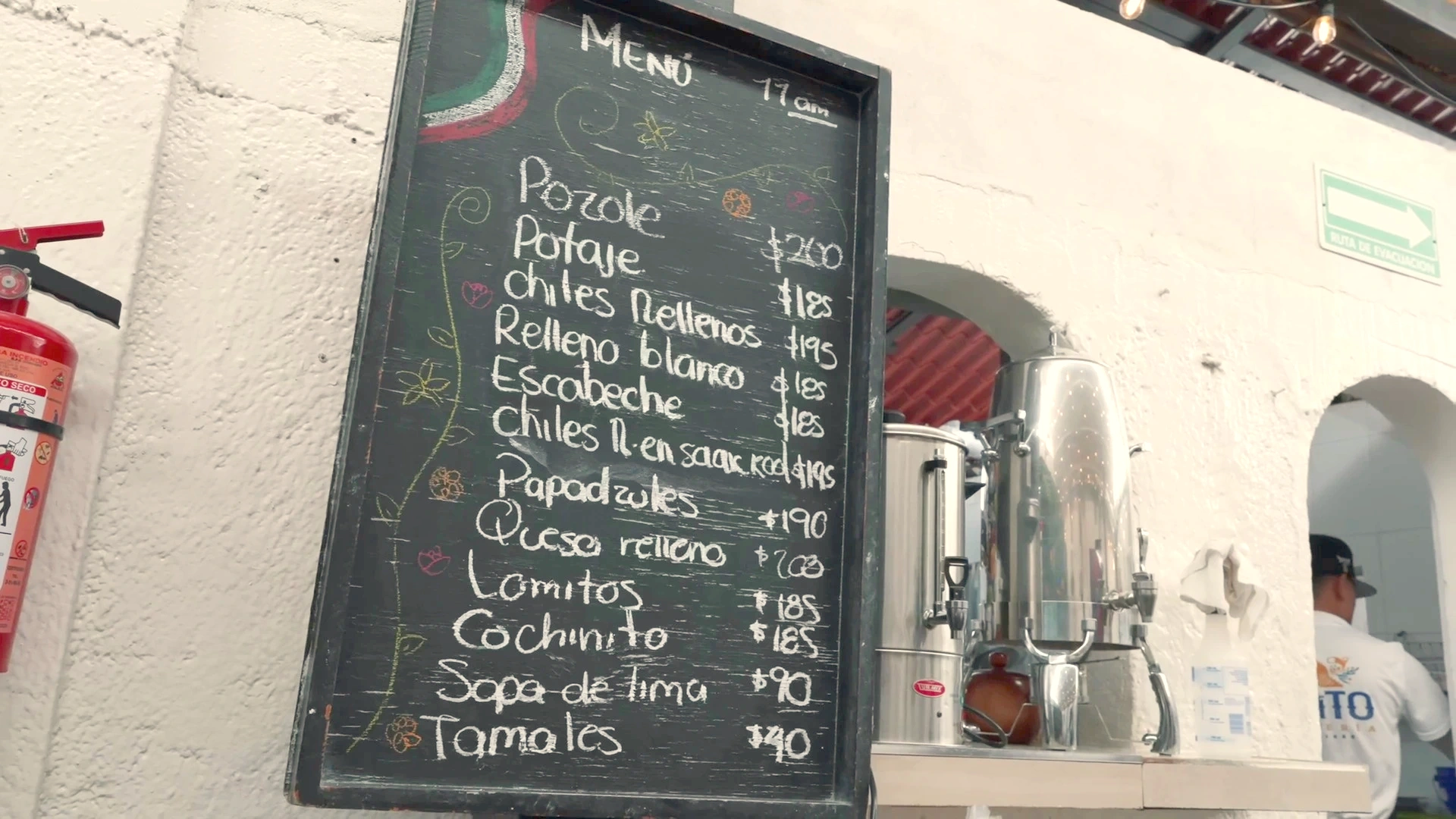 Cancun Downtown: Vernacular Eatery Chalkboard Menus