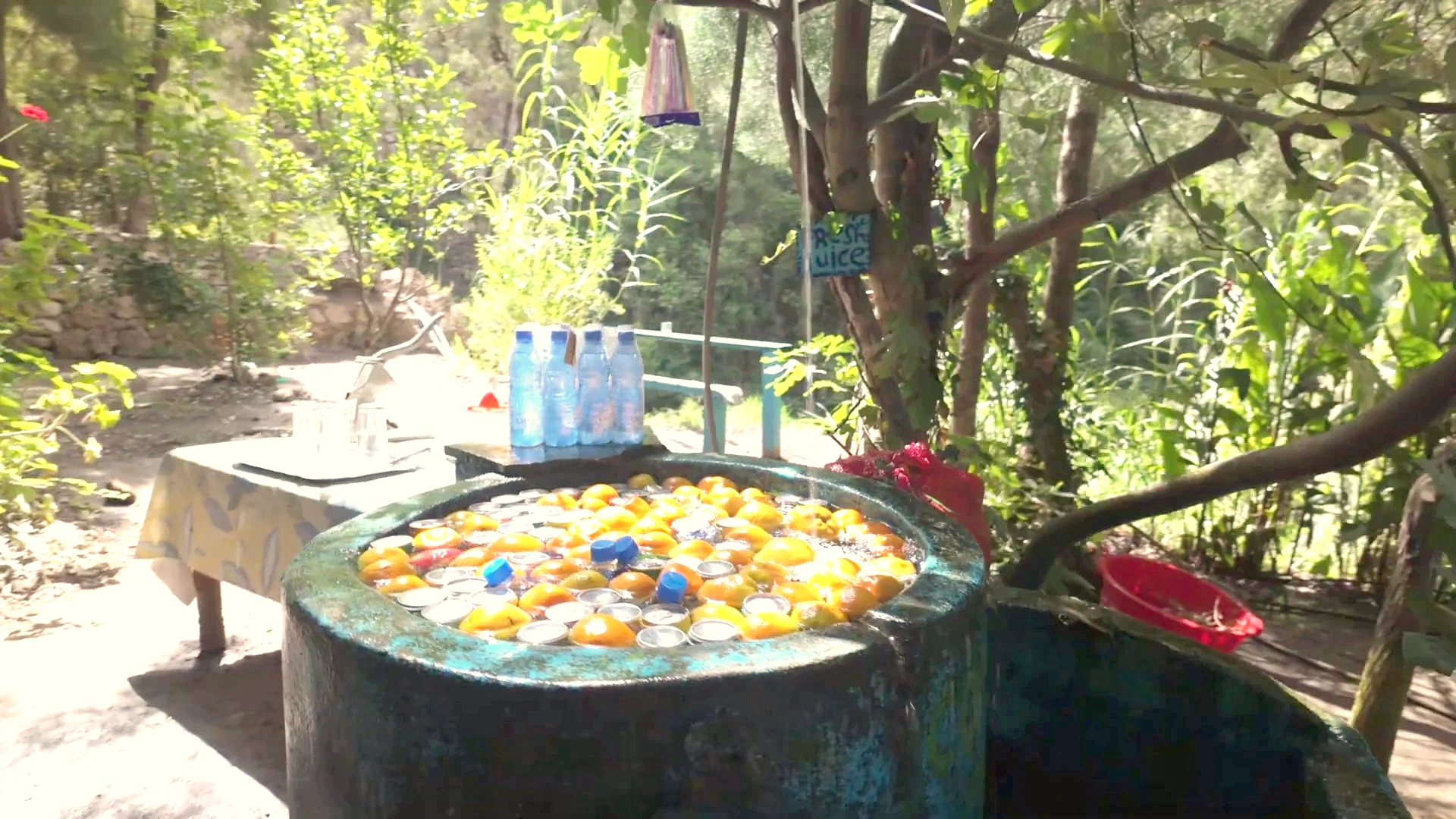 Akchour Valley Riverside Juice Stand: Cold Drinks